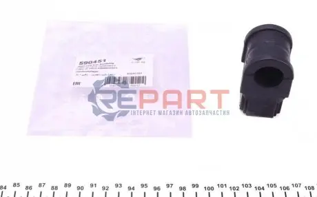 Втулка стабилизатора (переднего) Renault Laguna 07- (d=24мм) HUTCHINSON 590451 Купить в Украине