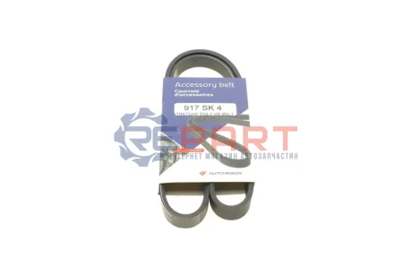 Ремінь генератора BMW 3 (E46)/X3 (E83) 01-07 M47 D20/Fiat Stilo 1.6 16V 01-08 HUTCHINSON 917SK4 Купити в Україні