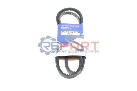 Ремінь генератора Chrysler Voyager 2.5i 91-95/Renault 9/11 1.4 86-89 (10x1200) HUTCHINSON AV 10 La 1200 Купити в Україні