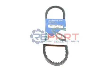 Ремень генератора Daewoo Matiz 0.8 98- HUTCHINSON AV 10 LA 670 Купить в Украине