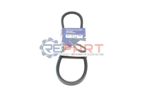 Фото Ремінь генератора VW Passat/Opel Kadett E/Ford Escort/Audi 80 1.3-1.8 -97 HUTCHINSON (AV 10 LA 760) зображення 1