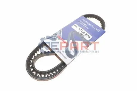 Ремінь генератора Iveco Daily 35-10, 2.5D/TD (10x870) HUTCHINSON AV10LA870 Купити в Україні