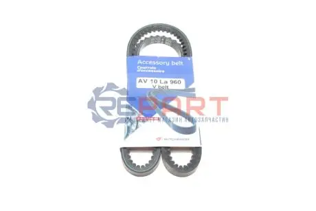 Ремінь генератора BMW 3/VW Passat 1.6TD/1.9D 88-93 (10x960) HUTCHINSON AV 10 LA 960 Купити в Україні