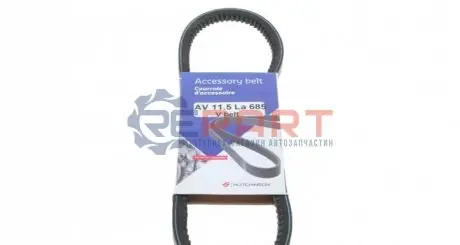 Ремінь генератора Seat Ibiza II/VW Golf/Passat 1.4-2.0 -02 HUTCHINSON AV 11.5 La 685 Купити в Україні