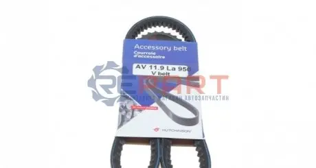 Ремінь генератора VW T4/Golf II 1.6D 83-92 HUTCHINSON AV119LA950 Купити в Україні