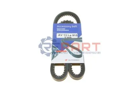Ремінь генератора Audi 100/200/80/90 82-96 (13x915) HUTCHINSON AV 13 La 915 Купити в Україні