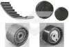 Комплект ГРМ (ремінь + ролик) DACIA DUSTER, LOGAN, LOGAN II, LOGAN MCV, SANDERO NISSAN KUBISTAR RENAULT CLIO II, CLIO III, FLUENCE, GRAND SCENIC II, KANGOO, KANGOO BE BOP 1.4-1.6LPG 11.97 HUTCHINSON KH132