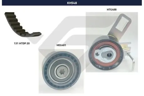 Ремень ГРМ к-т HUTCHINSON KH548 Купить в Украине