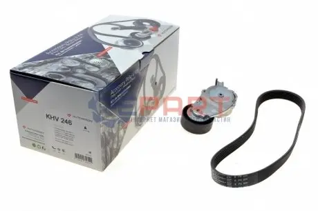 Комплект ременя генератора Citroen Berlingo/Peugeot Partner 1.6HDI 08- (6PK800) HUTCHINSON KHV246 Купити в Україні