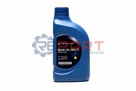 Трансмиссионное масло Hyundai Gear Oil Multi GL-5 80W-90 минеральное 1 л Hyundai/Kia/Mobis 0220000110