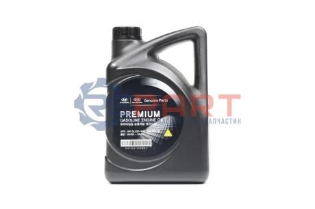Масла моторные Mobis Premium Gasoline 5W-20 API SL, ILSAC GF-3, 05100-00421 (Канистра 4л) Hyundai/Kia/Mobis 0510000421 Купить в Украине