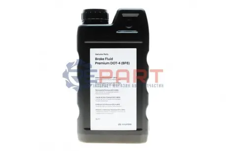 Жидкость тормозная DOT 4 Brake Fluid Premium (BF6) (1L) Hyundai/Kia/Mobis LP048APE001BFH Купить в Украине
