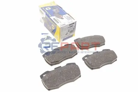 Фото Колодки гальмівні (передні) Land Rover Defender II/Dodge D200 90-16 ICER (141089) зображення 1