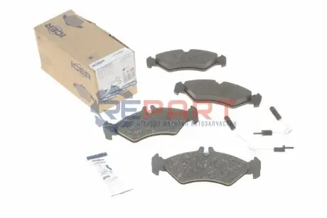 Фото Колодки гальмівні (задні) MB Sprinter (901,902) 208-216 95-06 (мала/+датчики) ICER (141102) зображення 1