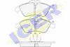 Колодки тормозные (передние) VW LT 28-35 II/28-46 II 96-06 (без датчиков) ICER (141104046) изображение 2