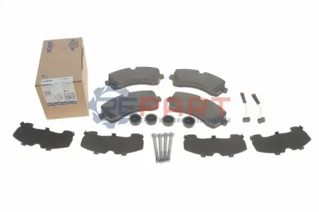 Колодки гальмівні (передні) MB Sprinter (W906/W907/W910)/VW Crafter 30-35/30-50 06- (+датчики) ICER 141785203 Купити в Україні