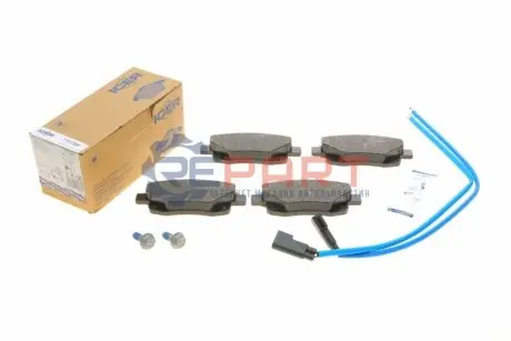 Фото Колодки гальмівні (задні) Ford Transit V347 06-14 (+датчики) ICER (141794) зображення 1