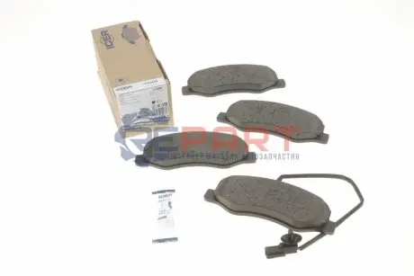 Фото Колодки гальмівні (задні) Renault Master III/Opel Movano B/Nissan NV400 10- (+датчик)(спарка) ICER (142000) зображення 1