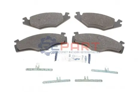 Колодки гальмівні (передні) Seat Cordoba/Ibiza 93-02/VW Golf/Jetta 76-91/Passat B2 83-88 ICER 180459 Купити в Україні