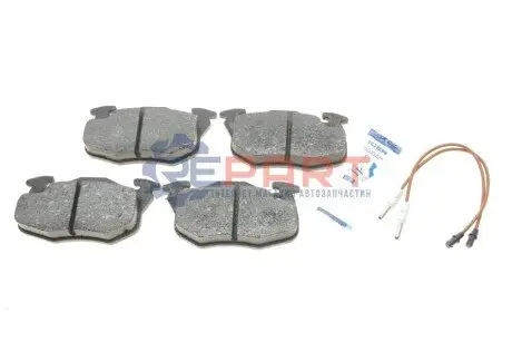 Фото Колодки гальмівні (передні) Peugeot 106 91-04/205/305/309/405 82-98/Renault Clio 91-98 (з датчик.) ICER (180633) зображення 1