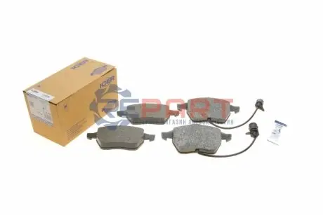 Фото Комплект тормозных колодок (дисковых).) ICER (180808) изображение 1