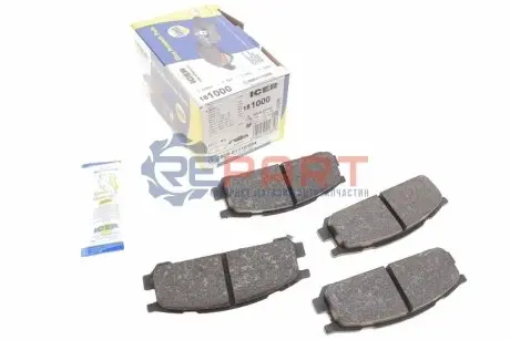 Фото Колодки гальмівні (задні) Subaru Impreza/Legacy 89-03 ICER (181000) зображення 1