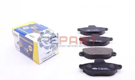 Фото Колодки гальмівні (передні) Fiat 500 07-/Panda 03-/Punto 93-10 ICER (181018) зображення 1