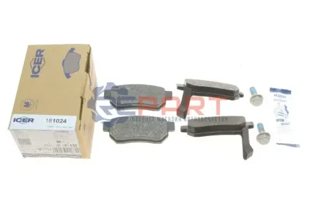 Фото Тормозные колодки, дисковый тормоз.) ICER (181024) изображение 1