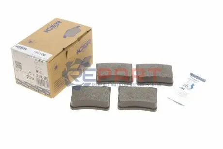 Фото 1 — Колодки гальмівні (задні) Peugeot 406 95-04/607 00-11 ICER (181109) Фото Колодки гальмівні (задні) Peugeot 406 95-04/607 00-11 ICER (181109) зображення 1