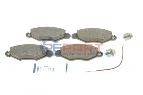 Колодки гальмівні (передні) Renault Kangoo 97-/Nissan Kubistar 03- (+датчик) ICER 181217203 Купити в Україні