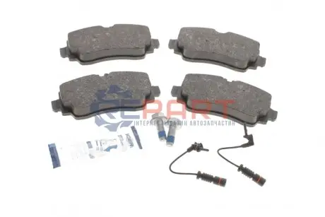 Фото Колодки гальмівні (передні) MB A-class (W168) 97-04 (+датчики) ICER (181233701) зображення 1