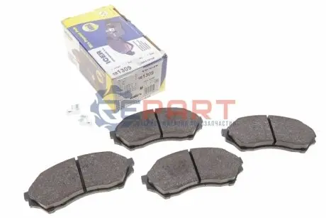 Колодки гальмівні (передні) Mazda 323 98-04 ICER 181309 Купити в Україні