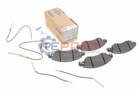 Фото Колодки гальмівні (передні) Citroen C5 01-08 (+датчик) ICER (181420-701) зображення 1