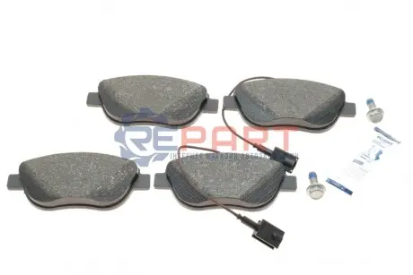 Колодки гальмівні (передні) Fiat Doblo/Qubo 10-/Punto/500C 08-/Opel Combo 12- (+датчик) ICER 181440-203 Купити в Україні
