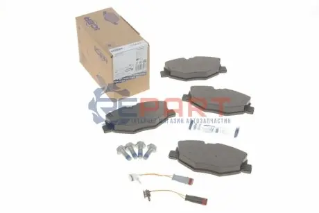 Колодки гальмівні (передні) MB E-class (W211/S211) 02-09 (+датчики) ICER 181527701 Купити в Україні