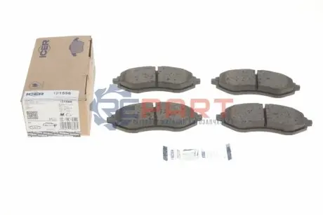 Фото Комплект тормозных колодок (дисковых).) ICER (181566) изображение 1