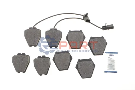 Колодки гальмівні (передні) Audi A4 97-01/A6 97-05/VW Passat B5 00-05/Phaeton 02-08 (+датчики) ICER 181571 Купити в Україні