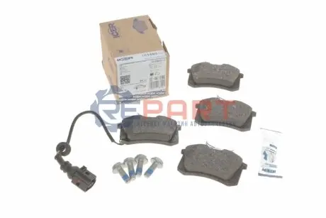 Колодки гальмівні (задні) Skoda Fabia 99-/VW Caddy/Golf 03-16/Passat B5 96-05/Polo 01- (+датчик) ICER 181593703 Купити в Україні