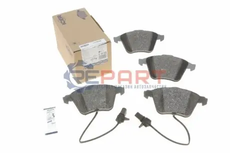 Фото Колодки гальмівні (передні) Audi A4 03-09/A6/A8 03-11/Seat Exeo 08-13 (+датчики) ICER (181654) зображення 1