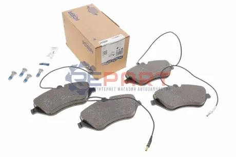 Колодки гальмівні (передні) Citroen C5 08-/C6 05-12/Peugeot 407 04-/607 00-11 (+датчики) ICER 181657700 Купити в Україні