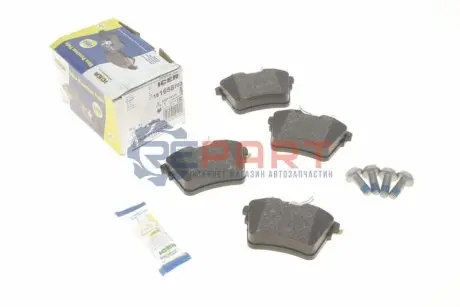 Фото Колодки гальмівні (задні) Citroen C5 08-/Peugeot 407 04-/607 00-11 ICER (181658703) зображення 1