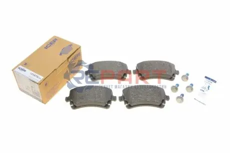 Колодки гальмівні (задні) Audi A3 08-13/A4/A6/A8 02-11/VW T5/Multivan V 03-15 ICER 181674204 Купити в Україні