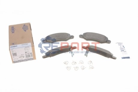 Тормозные колодки (передние) Subaru Justy 03-/Opel Agila A 00-07 ICER 181731 (фото 1)
