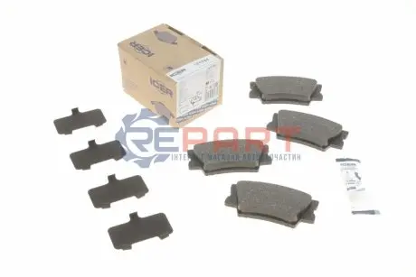 Фото Колодки гальмівні (задні) Toyota Camry/Rav4 IV 05-/Avalon 12-18/Lexus ES 06-18 ICER (181761) зображення 1
