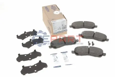 Колодки гальмівні (передні) Citroen C4/Peugeot 4008 12-/Mitsubishi Lancer/Outlander 03-/Jeep/Dodge ICER 181806 Купити в Україні
