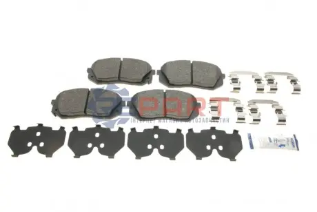 Колодки гальмівні (передні) Hyundai Tucson 15-/і40/іх35/Sonata/Kia Sportage/Optima 10-/Soul 14 ICER 181826201 Купити в Україні