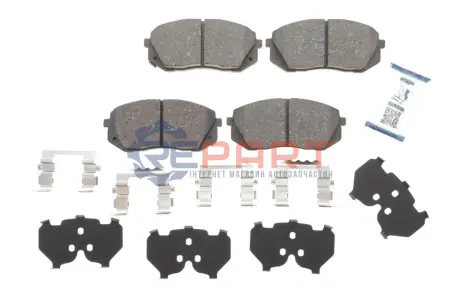 Колодки гальмівні (передні) Hyundai Kona 18-/Kia Niro 18-22/Soul EV 14 ICER 181826-202 Купити в Україні