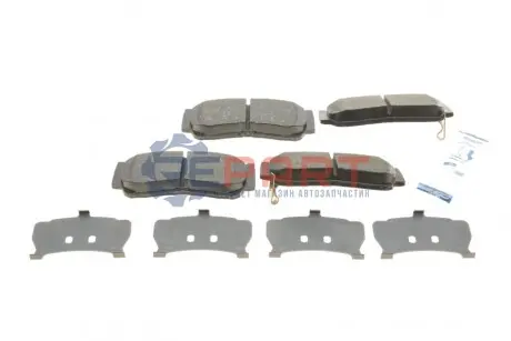 Колодки гальмівні (задні) Hyundai Santa Fe II 06-12/H-1 01-07 ICER 181829 Купити в Україні