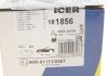 Комплект гальмівних колодок (дискових) - (410607585R, 410607369R, 410600311R) ICER 181856 (фото 10)