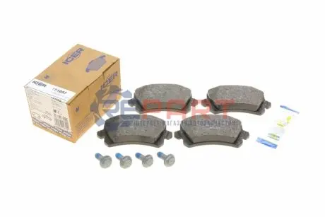 Фото Колодки гальмівні (задні) Audi A6 05-18/Q3/Skoda Octavia 12-/VW Passat B6-B8/Tiguan 05-/Sharan 10- ICER (181857) зображення 1